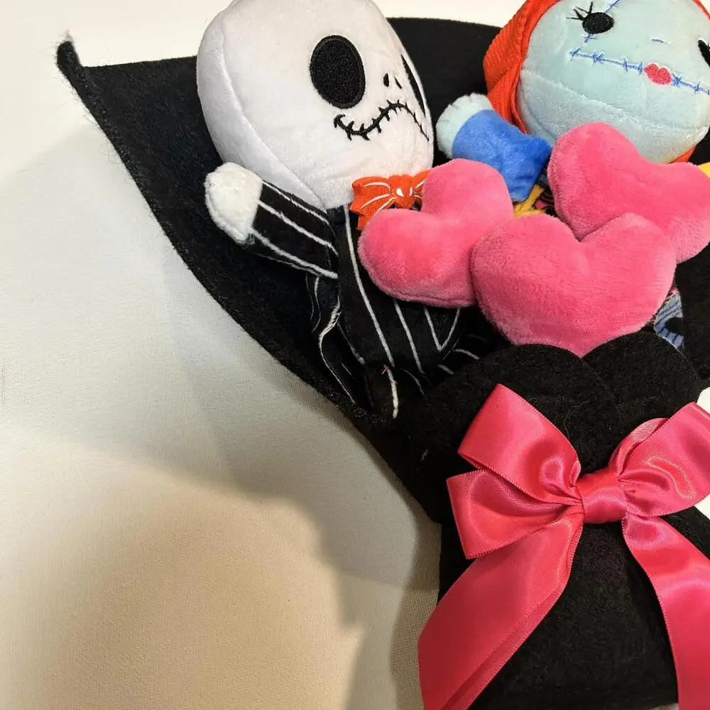 Disney The Nightmare Before Christmas Jack and‎ Sally Plush Bouquet